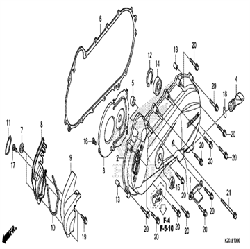 Bolt flange, 6x18  , Honda, 96001-0601800